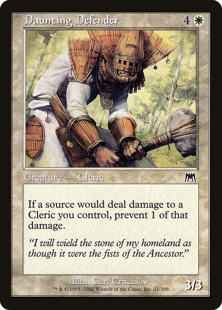 Défenseur redoutable (ONS-021) - Onslaught Foil 