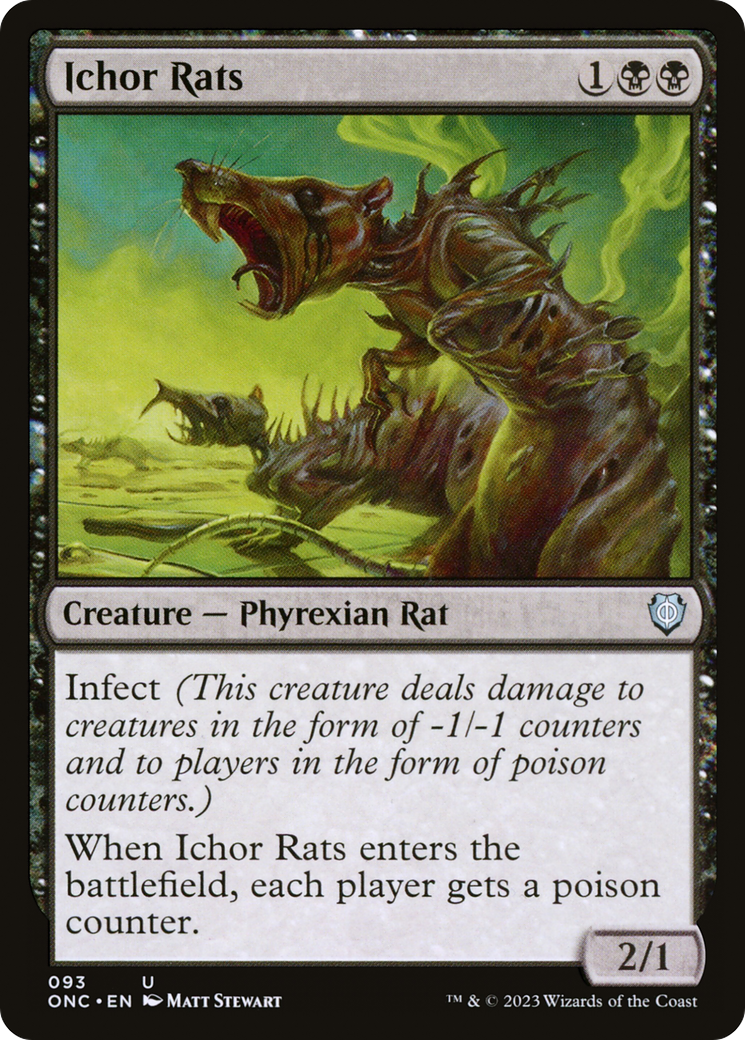 Ichor Rats (ONC-093) - Phyrexia : Tous seront un seul commandant 