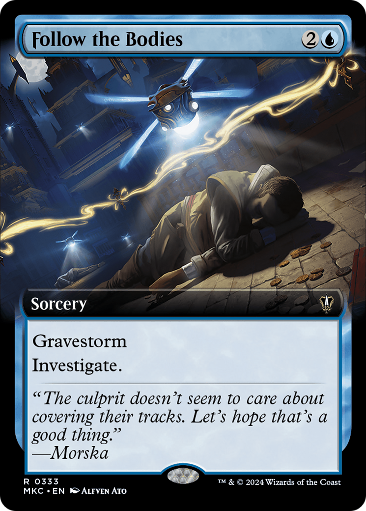 Follow the Bodies (Extended Art) (MKC-333) - Murders at Karlov Manor Commander: (Extended Art)