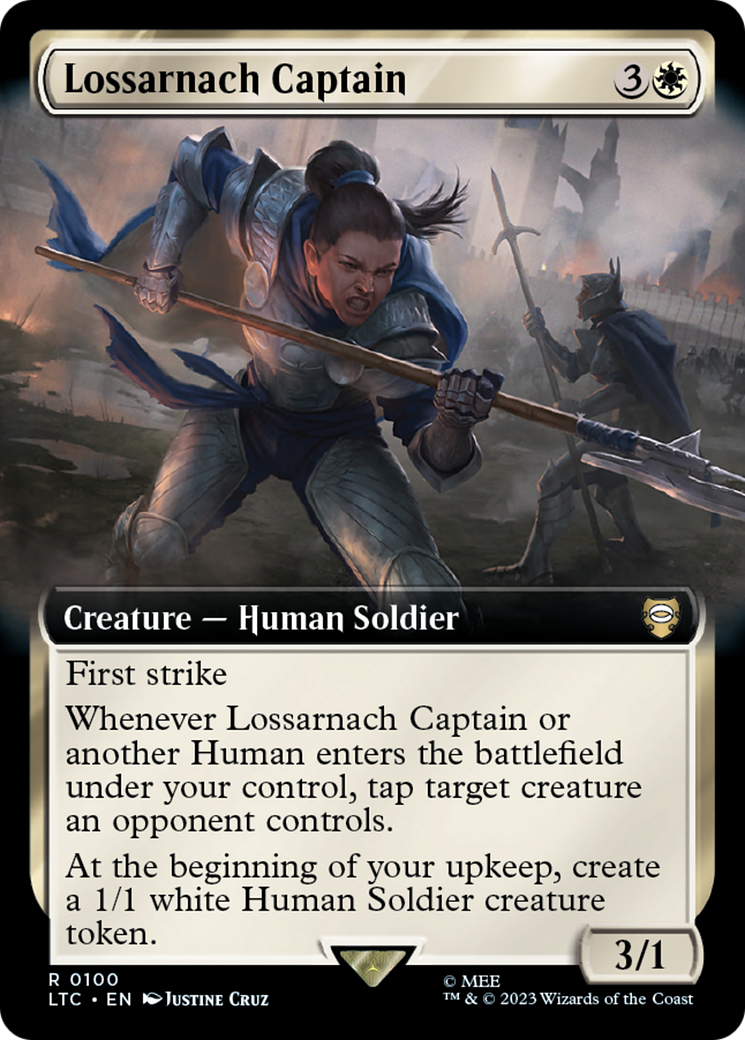 Lossarnach Captain (Extended Art) (LTC-100) - Tales of Middle-earth Commander: (Extended Art) Foil