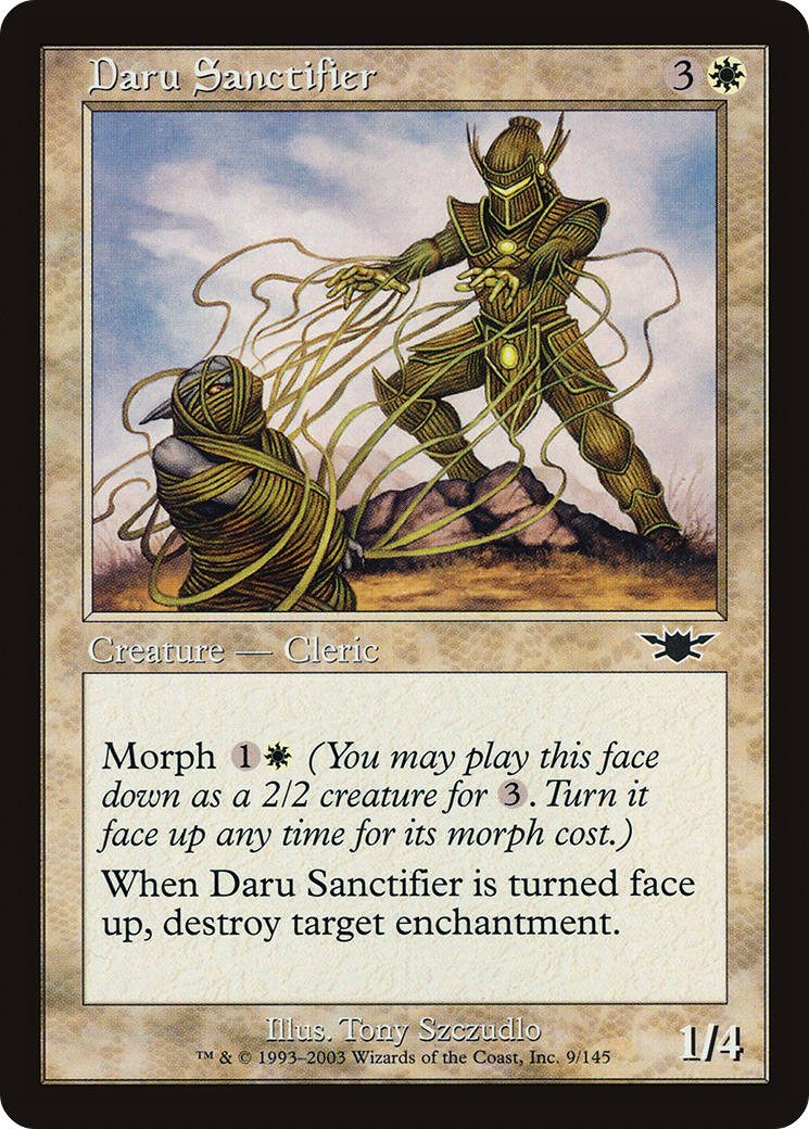 Daru Sanctifier (LGN-009) - Feuille d'aluminium des Légions 