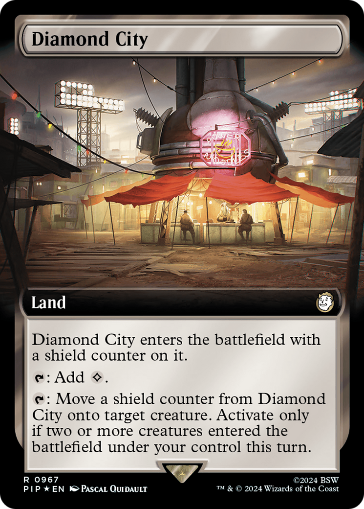 Diamond City (PIP-967) - Fallout : (Extended Art) Foil 