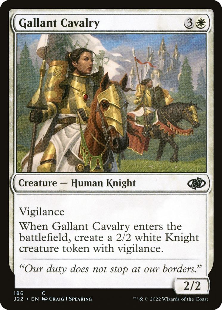 Gallant Cavalry (J22-186) - Jumpstart 2022