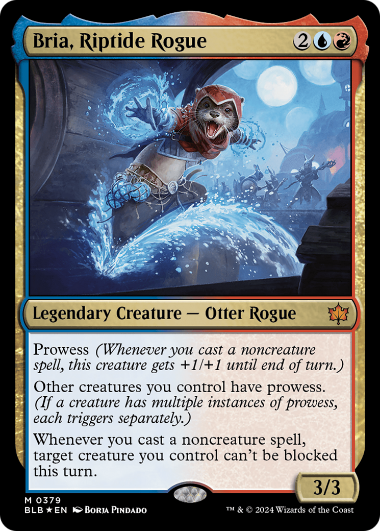 Bria, Rogue Riptide (BLB-379) - Bloomburrow Foil 