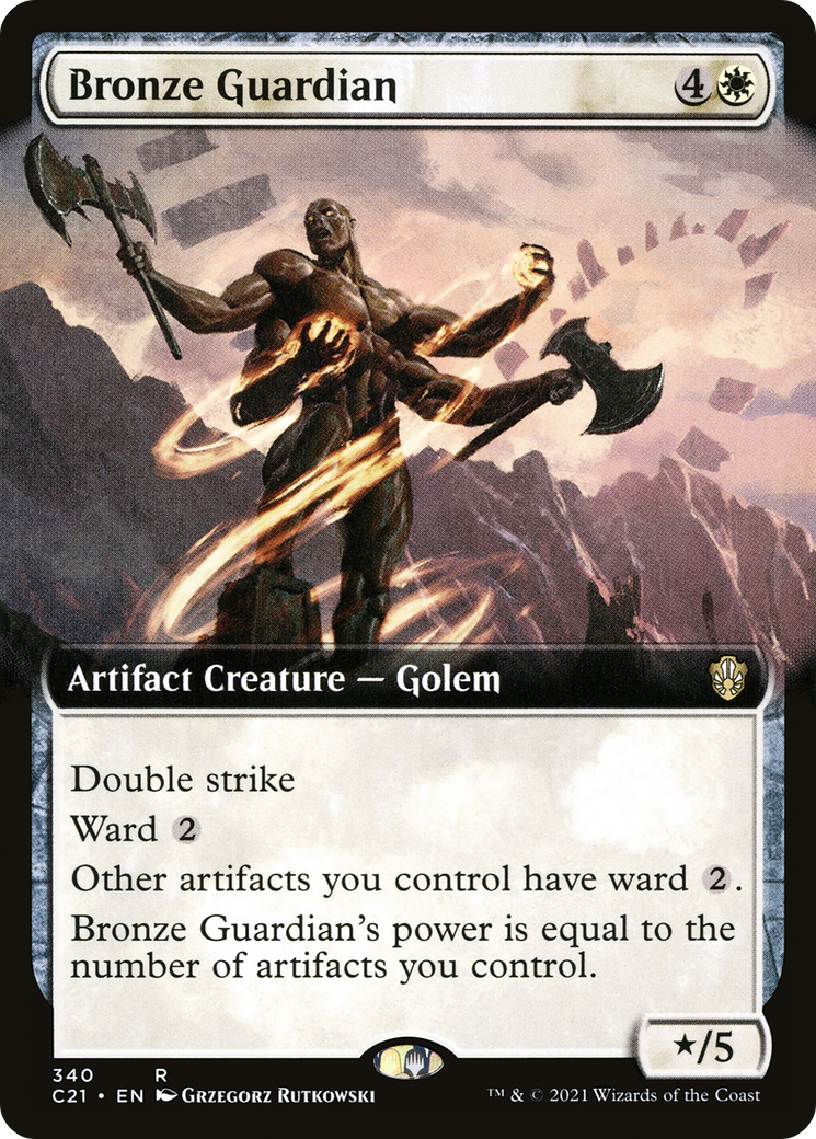Gardien de bronze (C21-340) - Commandant 2021 : (Extended Art)
