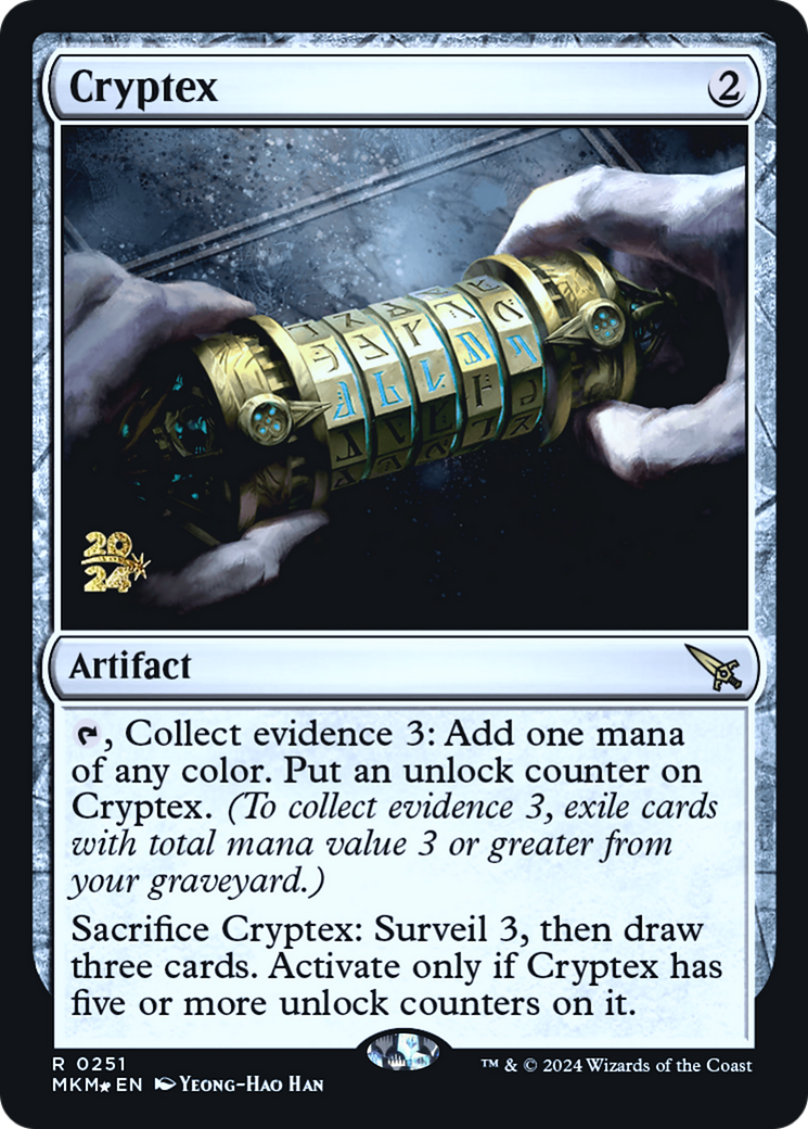 Cryptex (PRE-251S) - Murders at Karlov Manor Promos Foil