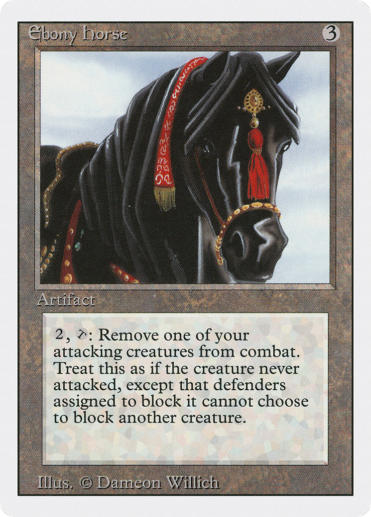 Ebony Horse (3ED-247) - Édition révisée 