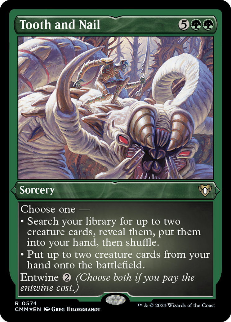 Dent et Ongle (CMM-574) - Commander Masters Etched Foil 