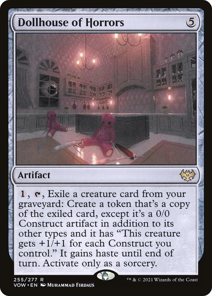 Dollhouse of Horrors (VOW-255) - Innistrad: Crimson Vow Foil