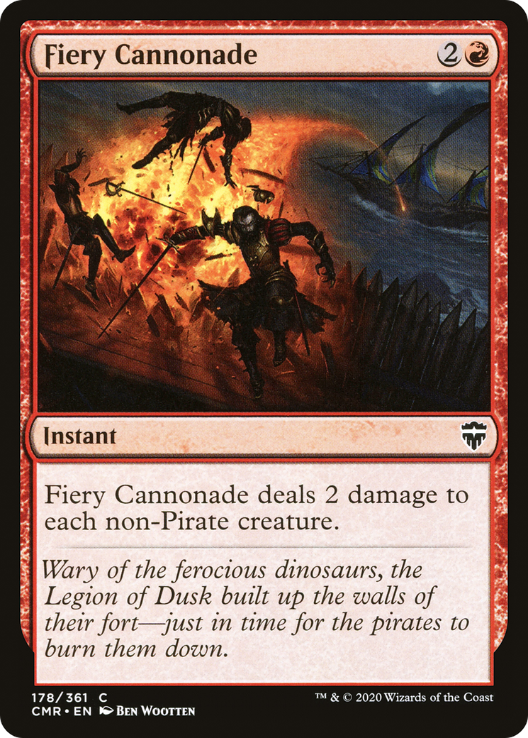 Canonnade ardente (CMR-178) - Commander Legends Foil 