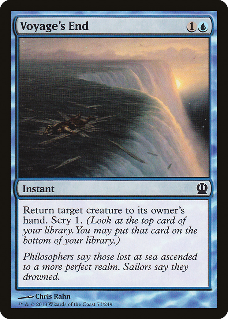 Fin du voyage (THS-073) - Theros Foil 