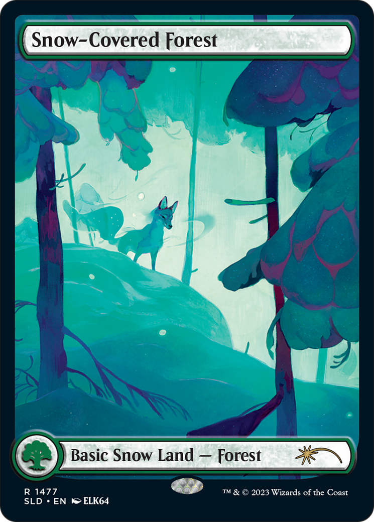 Forêt enneigée (SLD-1477) - Secret Lair Drop : (Full Art)