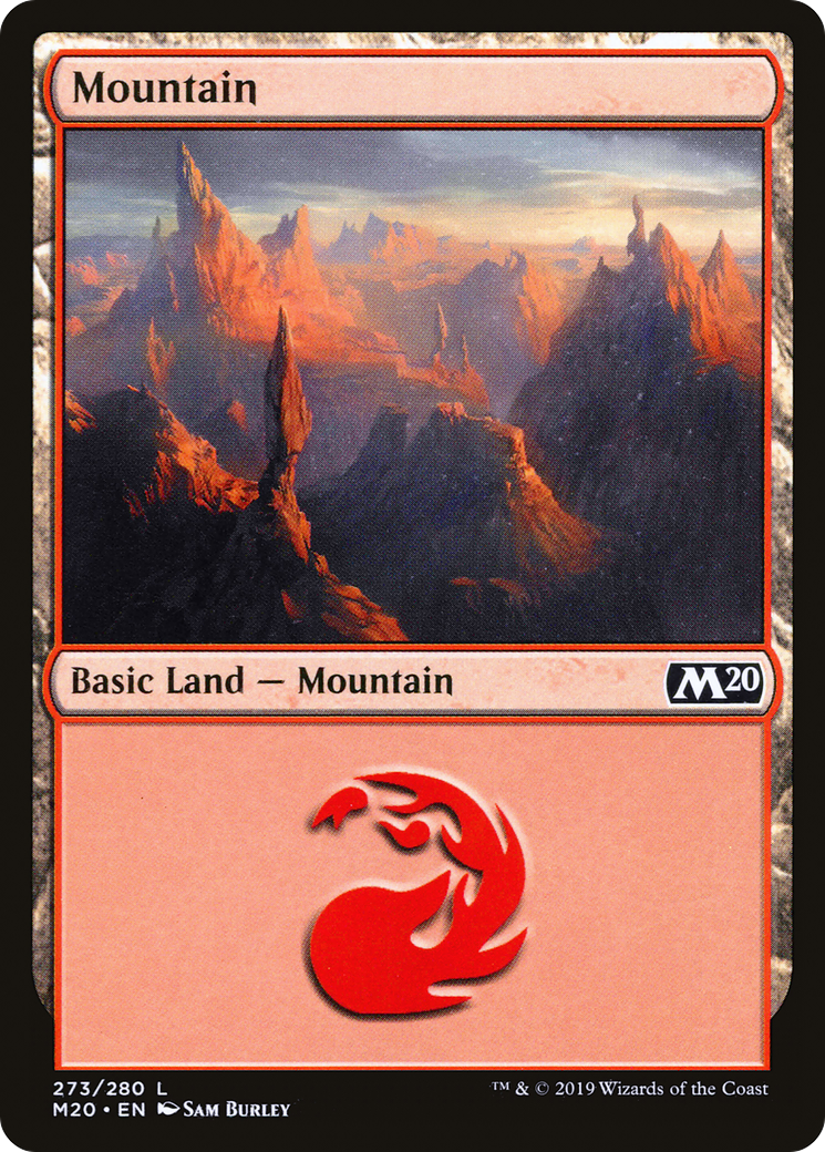 Mountain (M20-273) - Core Set 2020 Foil