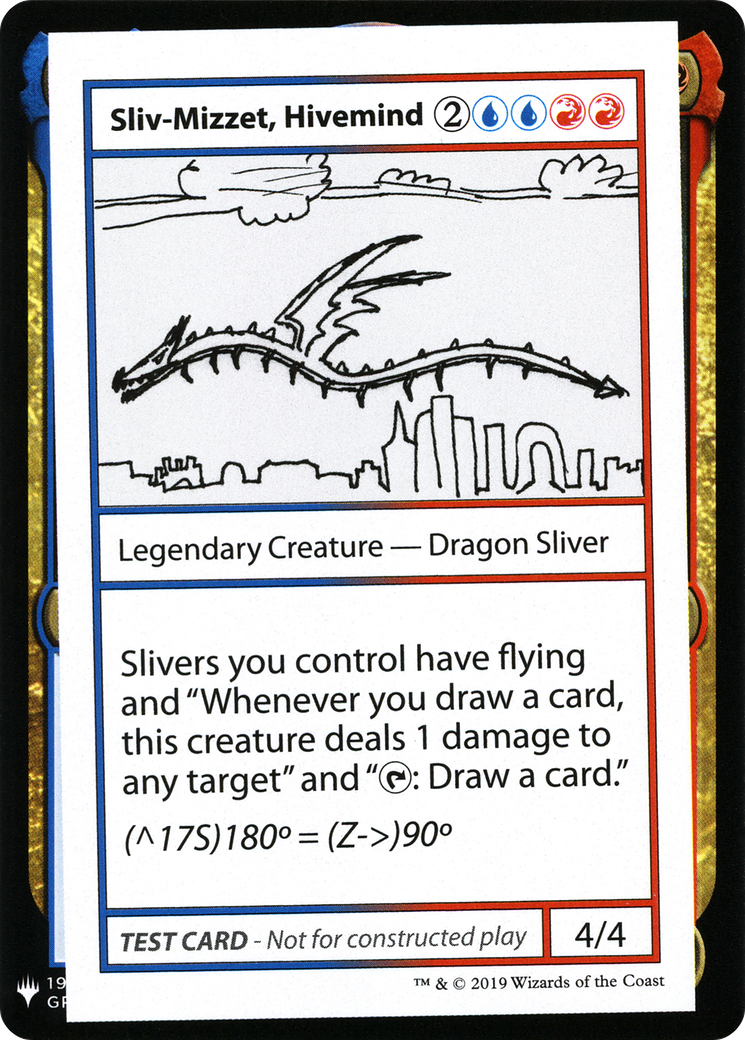 Sliv-Mizzet, Hivemind (CMB1-) - Mystery Booster Playtest Cards 2019
