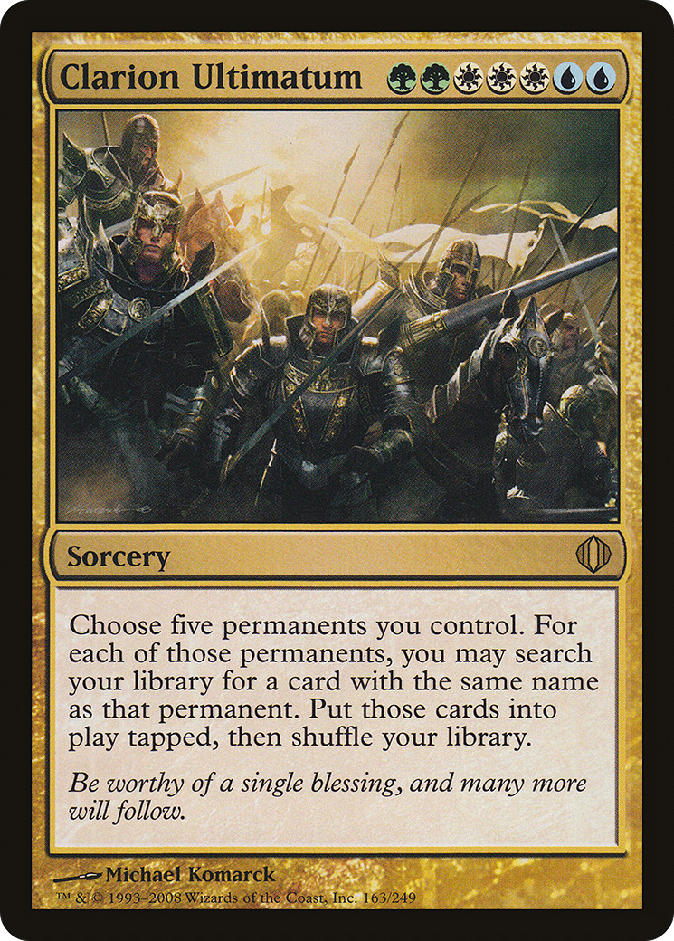 Clarion Ultimatum (ALA-163) - Éclats d'Alara 