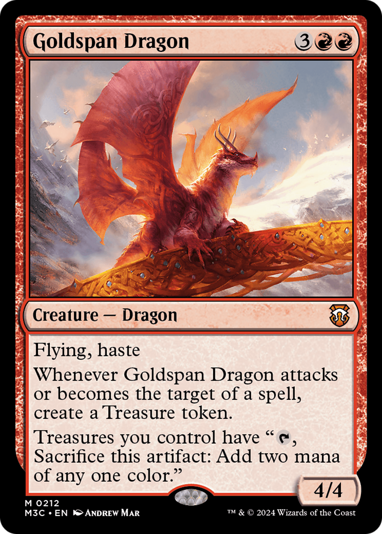 Dragon Goldspan (M3C-212) - Commandant Modern Horizons 3 (Foil) 