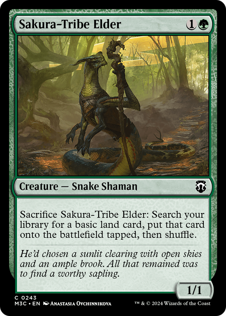 Ancien de la tribu Sakura (M3C-243) - Commandant de Modern Horizons 3 