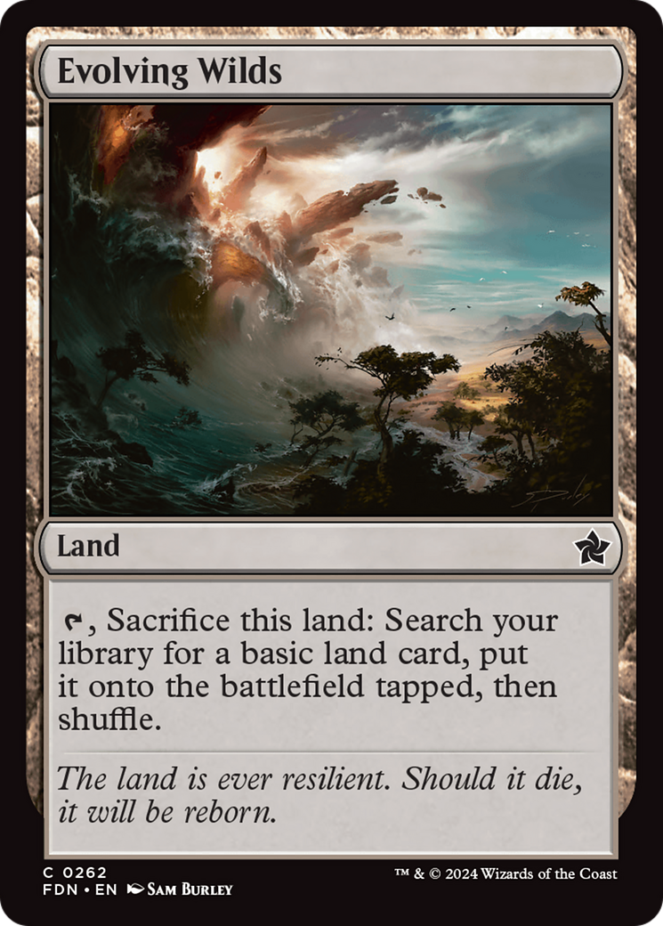 Evolving Wilds (FDN-262) - Fondations Foil 
