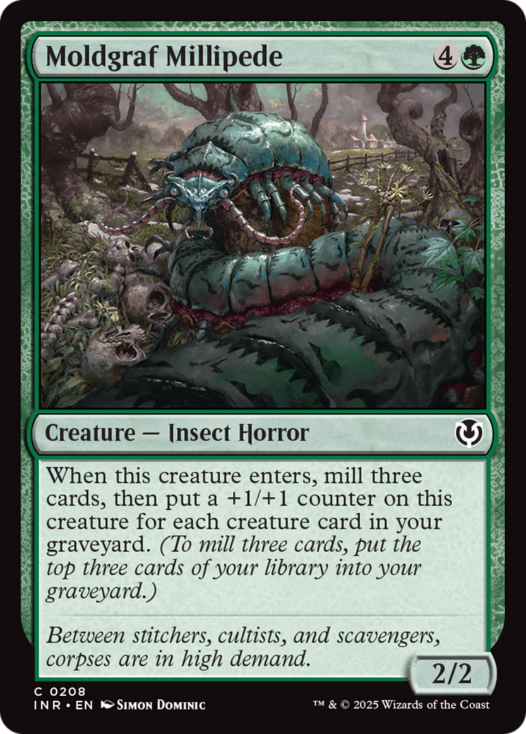 Moldgraf Millipede (INR-208) - Innistrad Remastered Foil