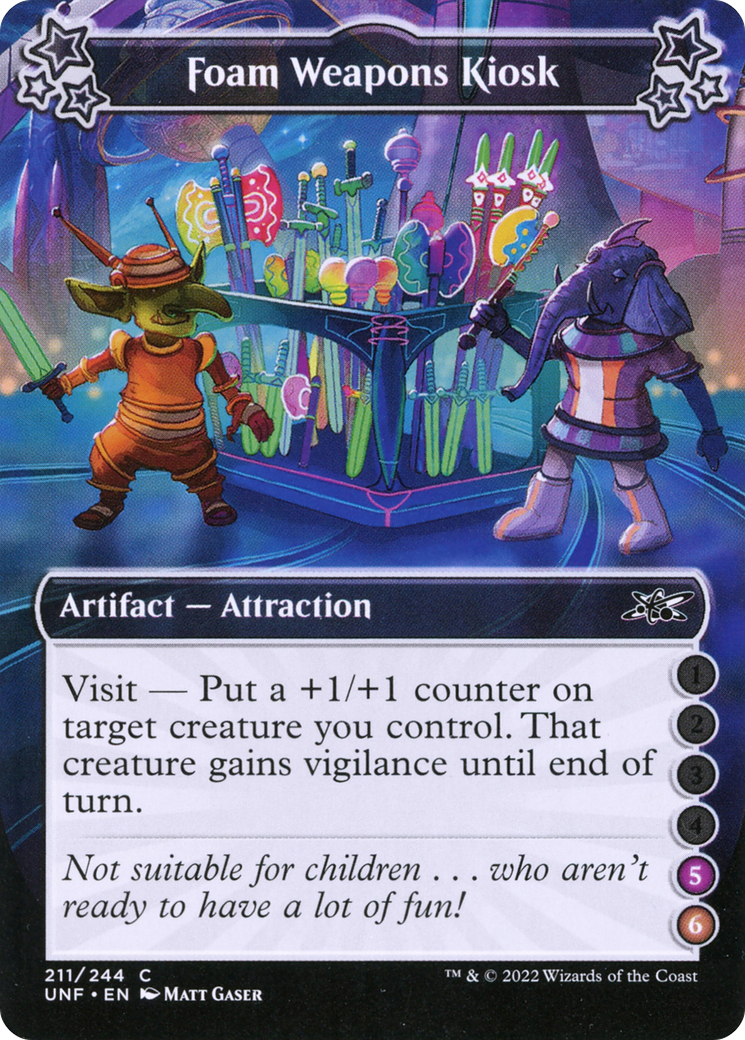 Kiosque d'armes en mousse (UNF-211D) - Unfinity Foil 