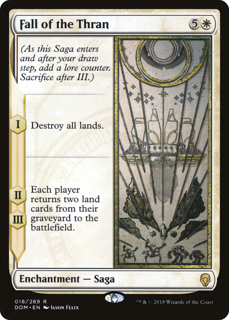 La Chute des Thrans (DOM-018) - Dominaria Foil 