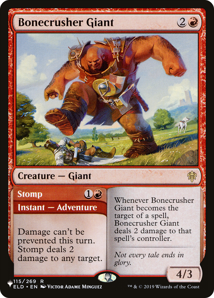 Bonecrusher Giant // Stomp (LIST-115/269) - The List
