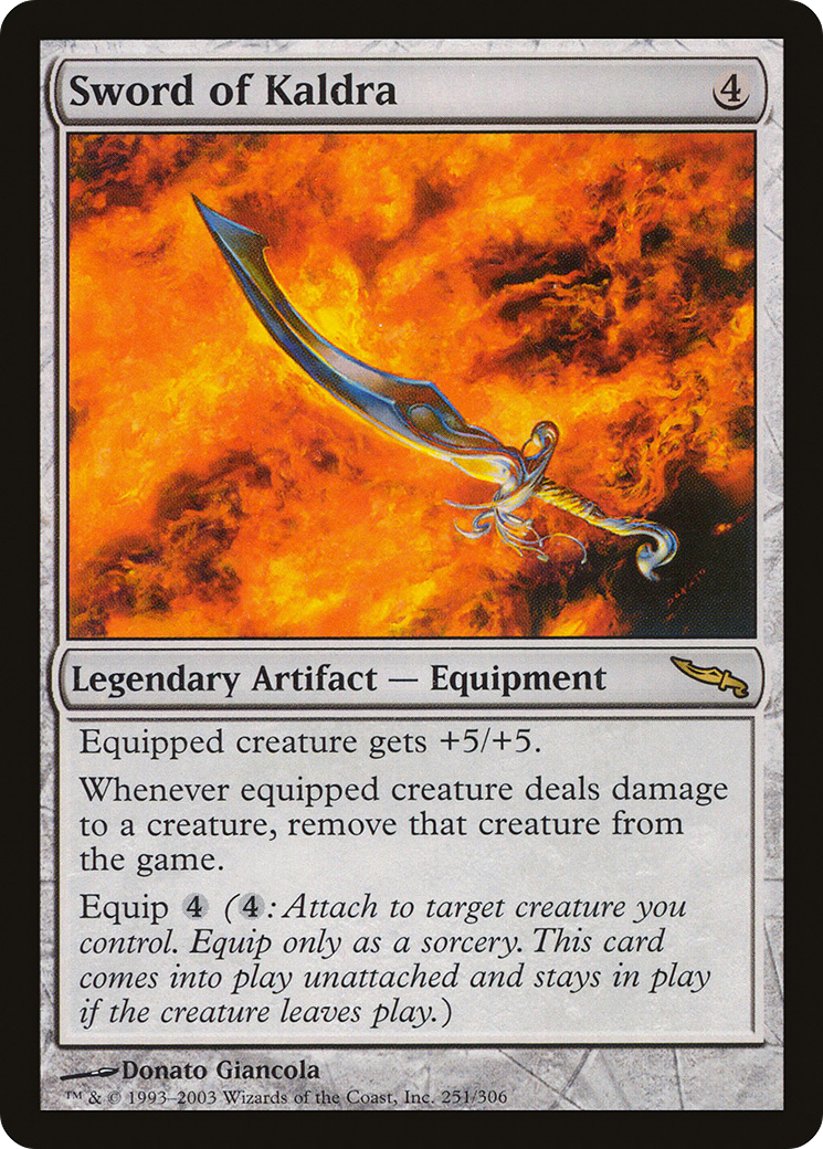 Épée de Kaldra (MRD-251) - Mirrodin 
