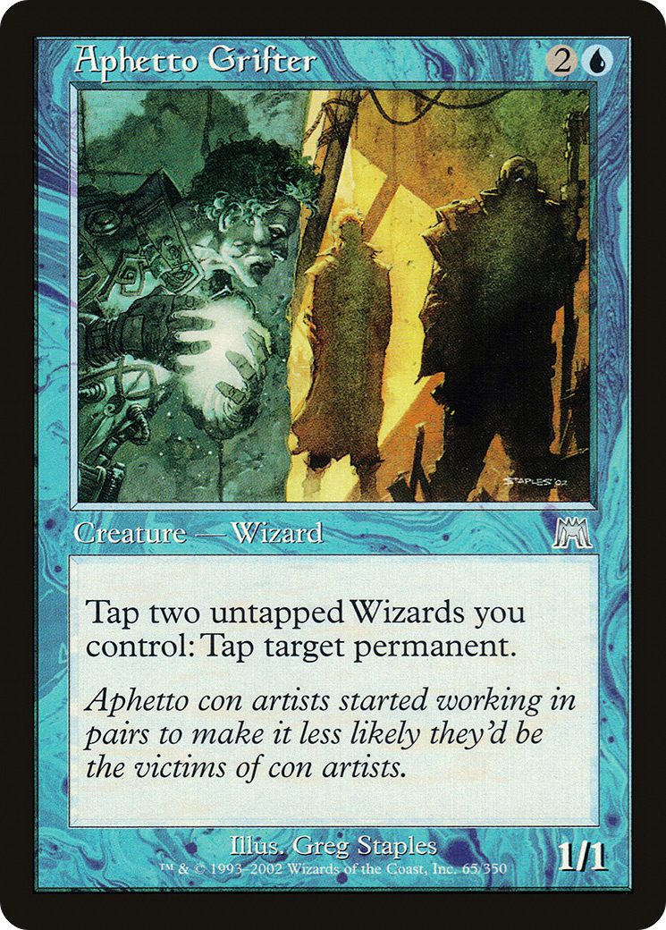 Aphetto Grifter (ONS-065) - Onslaught Foil 