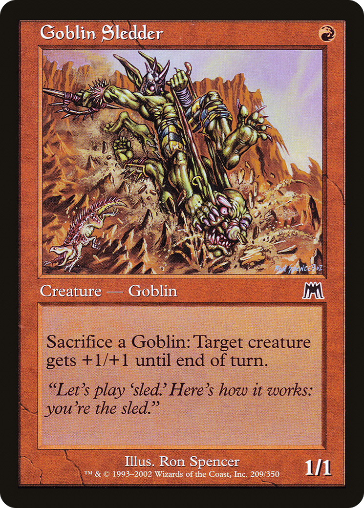 Traîneau gobelin (ONS-209) - Onslaught Foil 