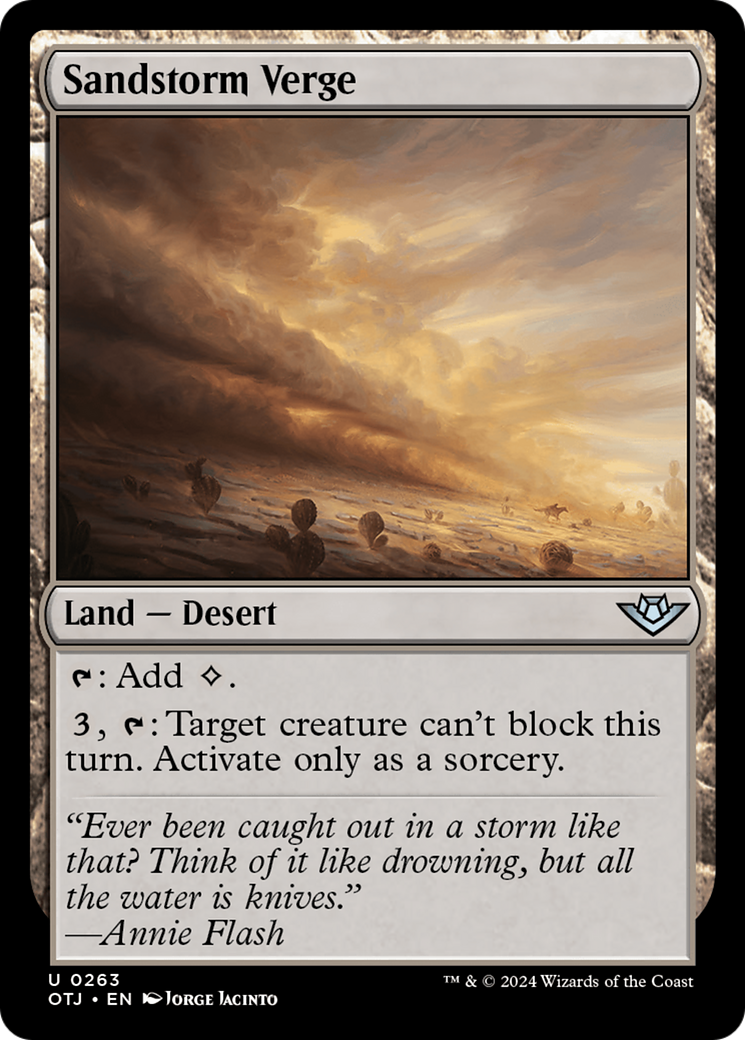 Sandstorm Verge (OTJ-263) - Hors-la-loi de Thunder Junction 
