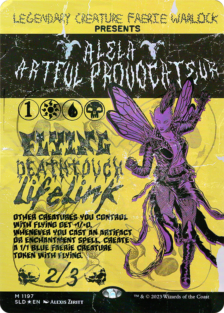 Alela, Artful Provocateur (SLD-1197) - Secret Lair Drop (sans bordure) Foil 