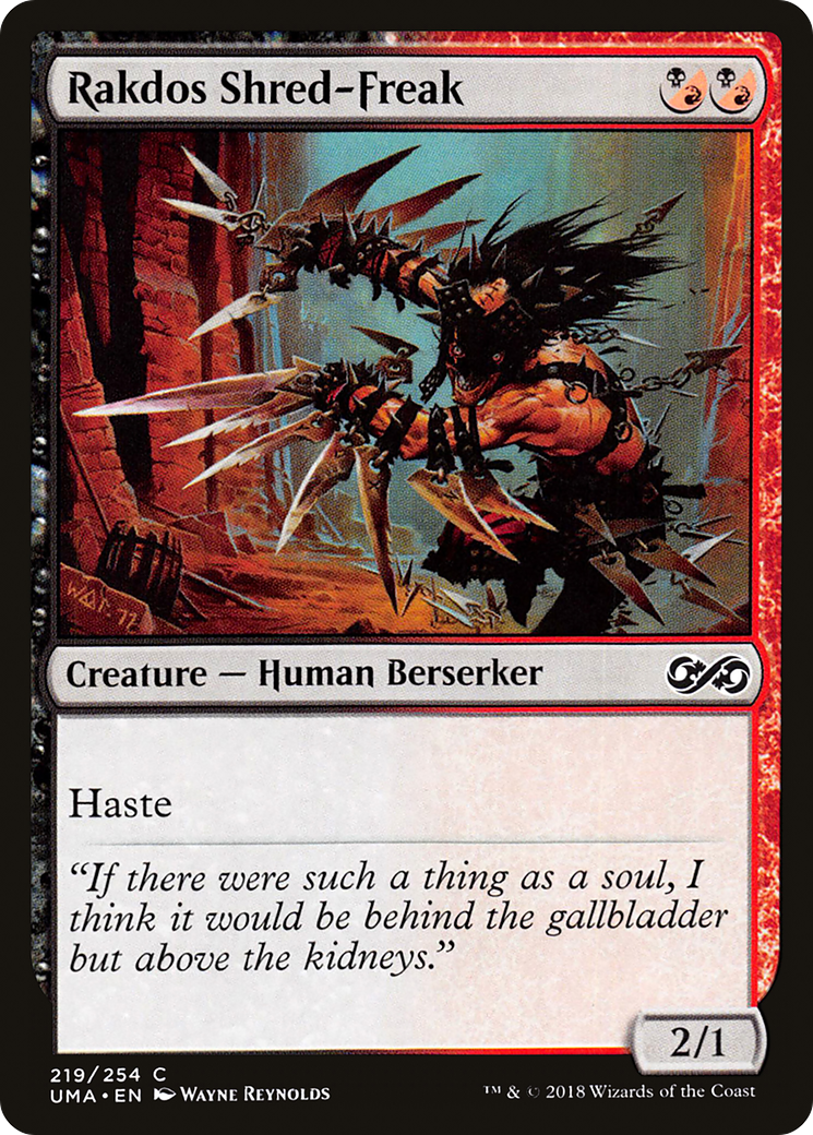 Rakdos Shred-Freak (UMA-219) - Ultimate Masters