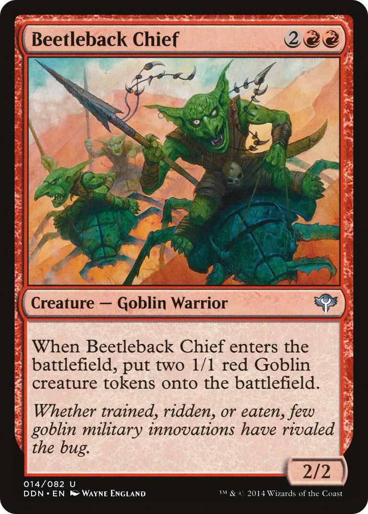 Beetleback Chief (DDN-014) - Duel Decks : Vitesse contre Ruse 