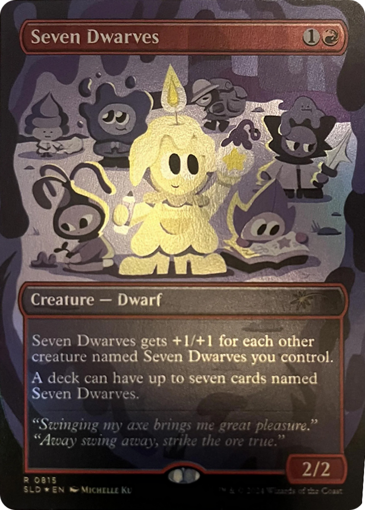 Seven Dwarves (SLD-815) - Secret Lair Drop (Borderless) Foil