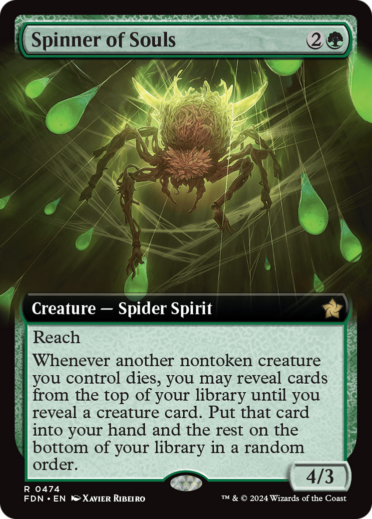 Spinner of Souls (FDN-474) - Fondations : (Extended Art) Feuille 