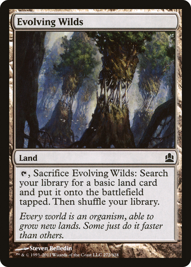 Evolving Wilds (CMD-272) - Commander 2011