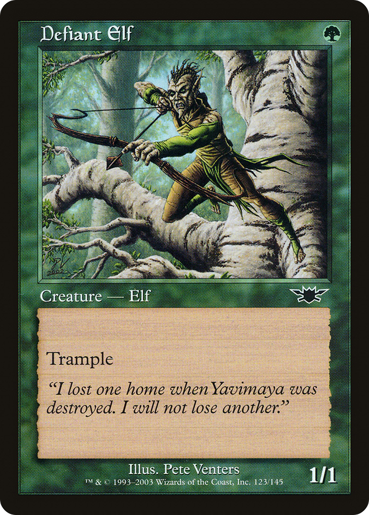 Elfe rebelle (LGN-123) - Legions Foil 
