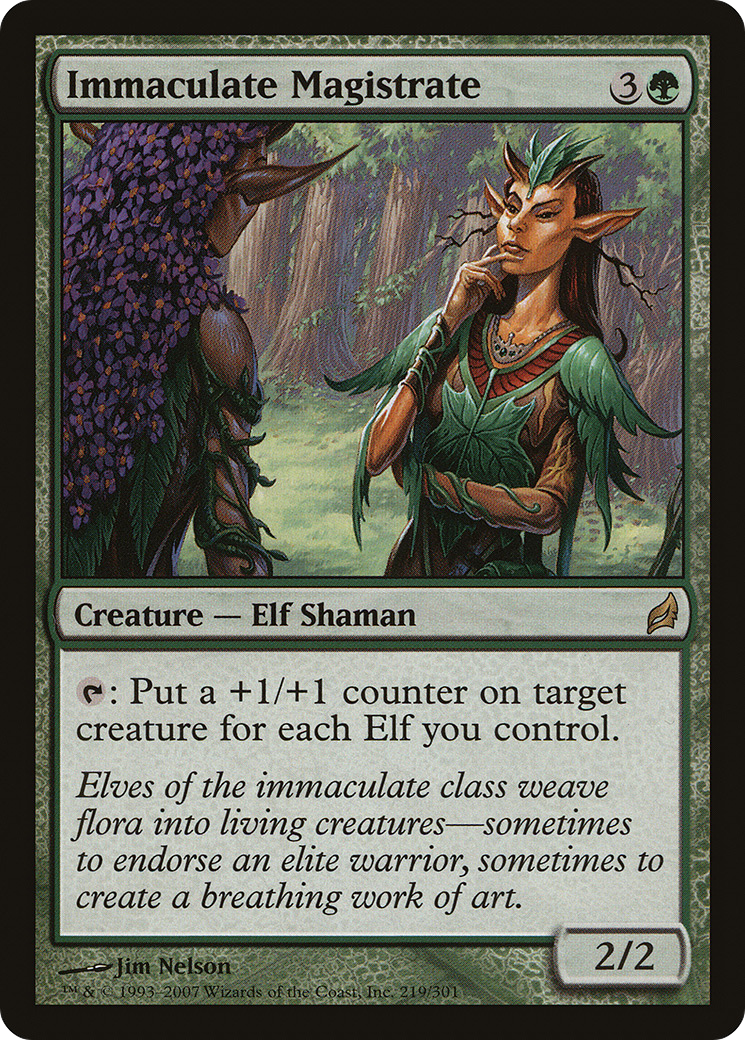 Magistrat Immaculé (LRW-219) - Lorwyn Foil 