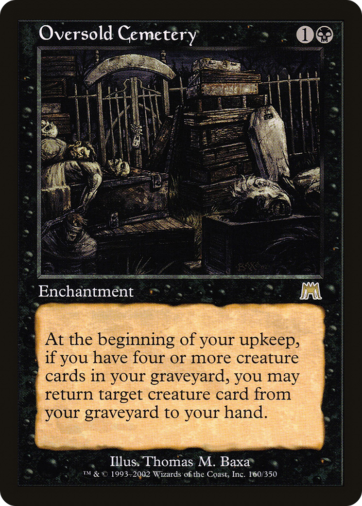 Cimetière survendu (ONS-160) - Onslaught Foil 