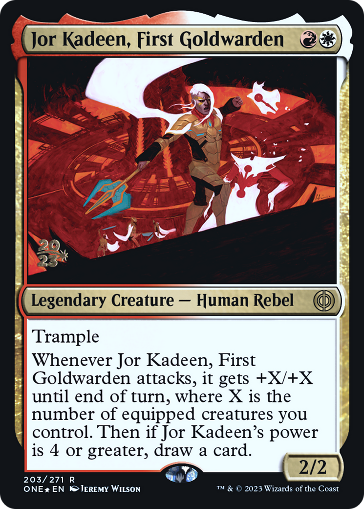 Jor Kadeen, First Goldwarden (PRE-203S) - Phyrexia: All Will Be One Promos Foil