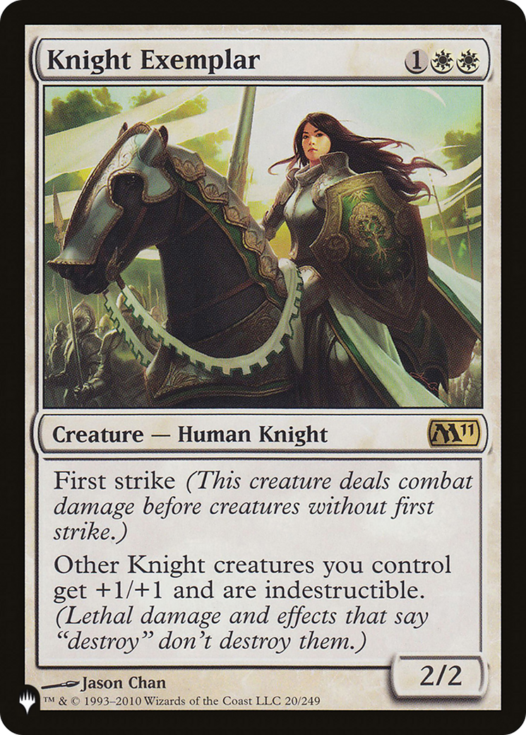 Knight Exemplar (M11) (LIST-M11-20) - The List