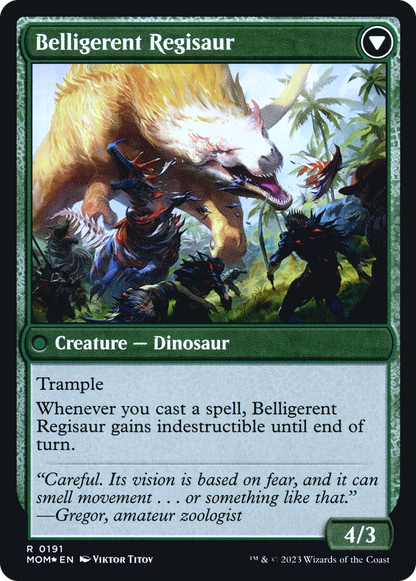 Invasion d'Ixalan // Regisaur belligérant (PMOM-191S) - Promotions March of the Machine 
