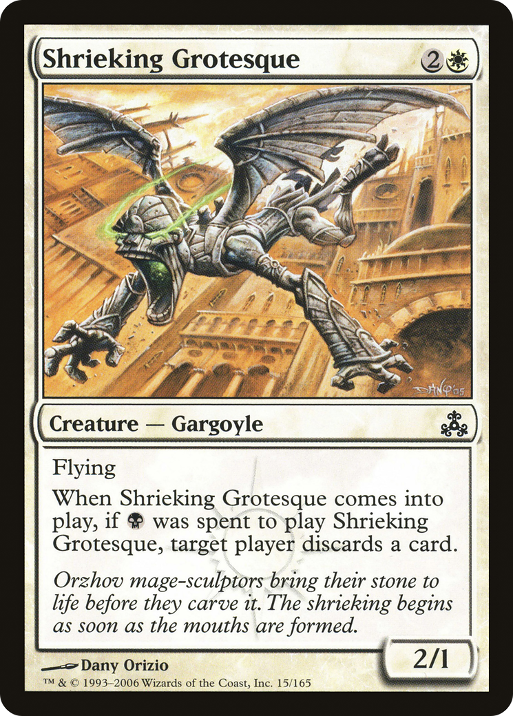 Grotesque hurlant (GPT-015) - Feuille du Pacte des Guildes 