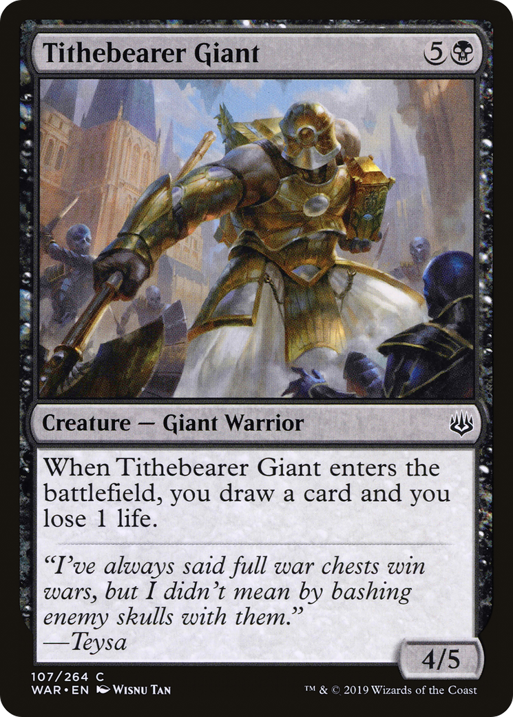 Tithebearer Giant (WAR-107) - War of the Spark Foil
