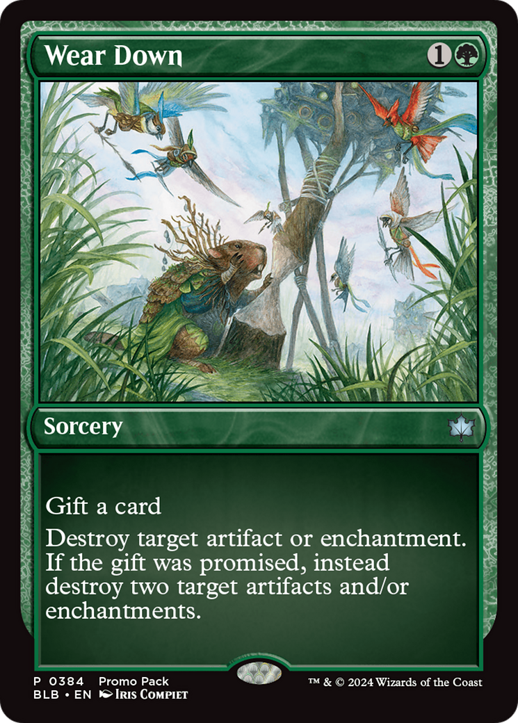 Usure (BLB-384) - Feuille Bloomburrow 