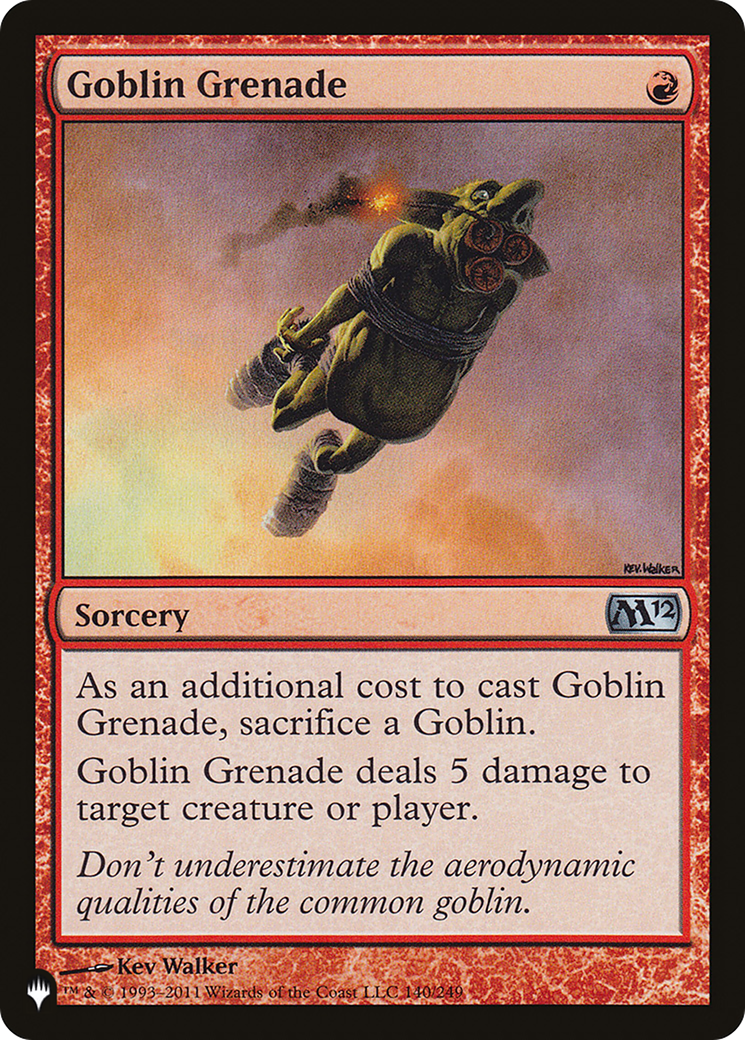 Goblin Grenade (LIST-M12-140) - The List