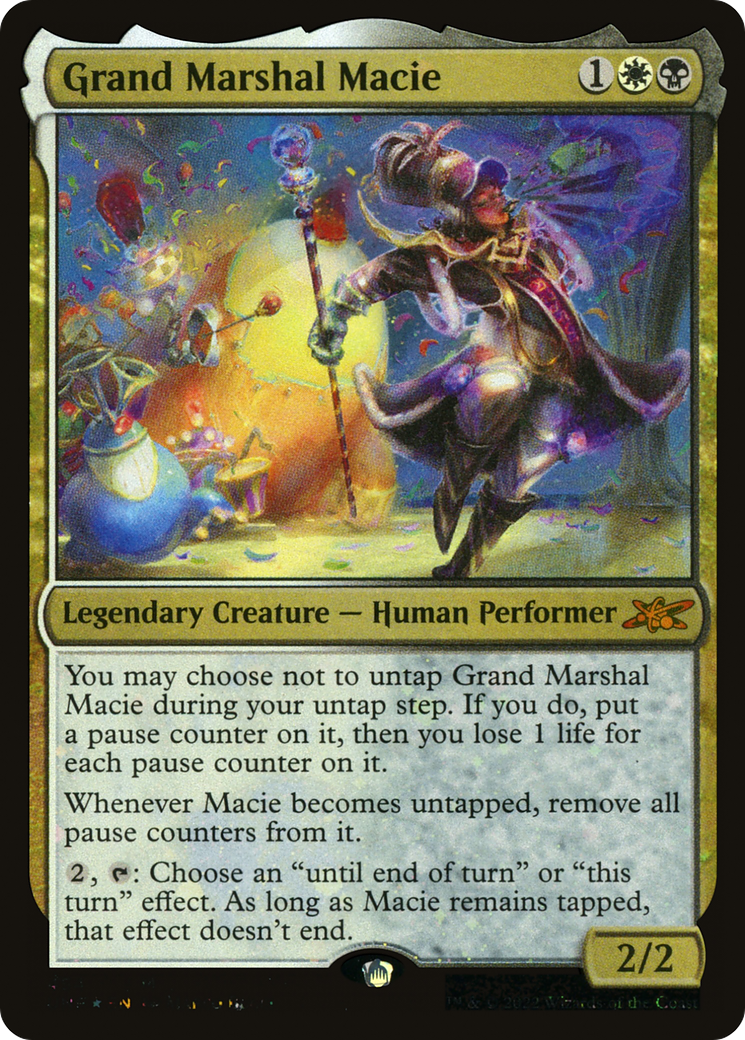 Grand Marshal Macie (Galaxy Foil) (UNF-454) - Unfinity Foil