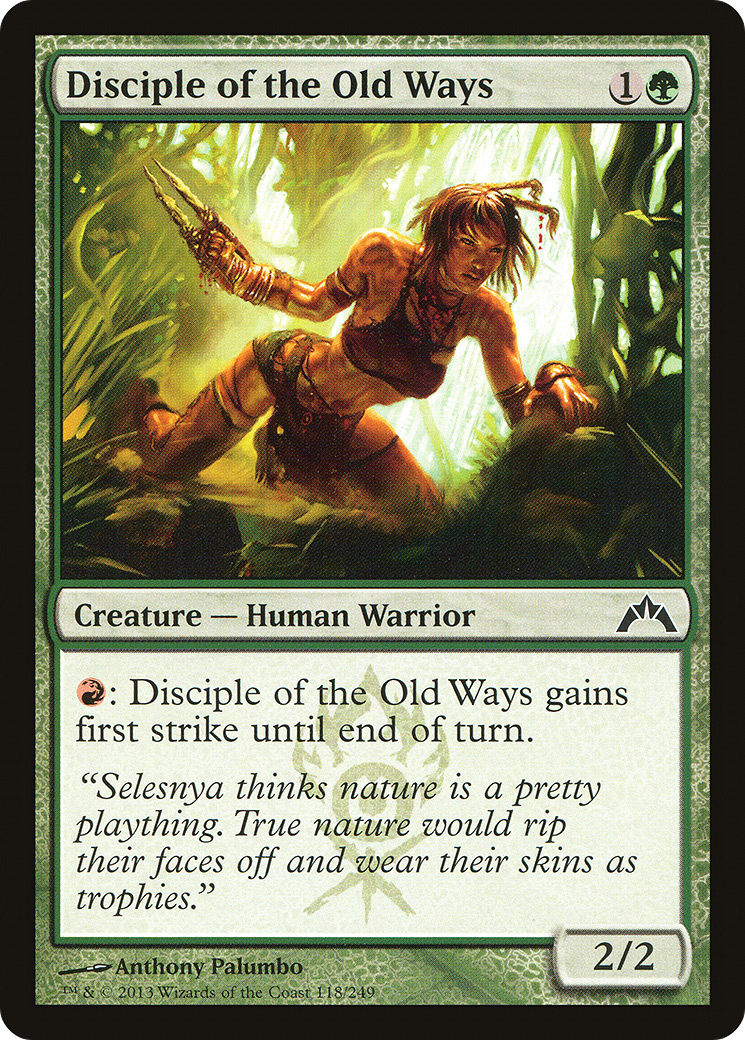 Disciple des anciennes voies (GTC-118) - Gatecrash Foil 