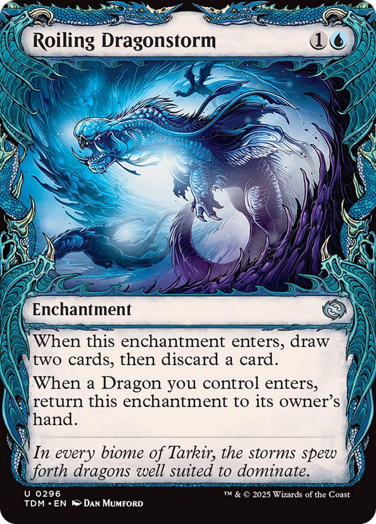 Tempête de dragons grondante (présentation) (TDM-296) - Tarkir : Tempête de dragons (version papier)