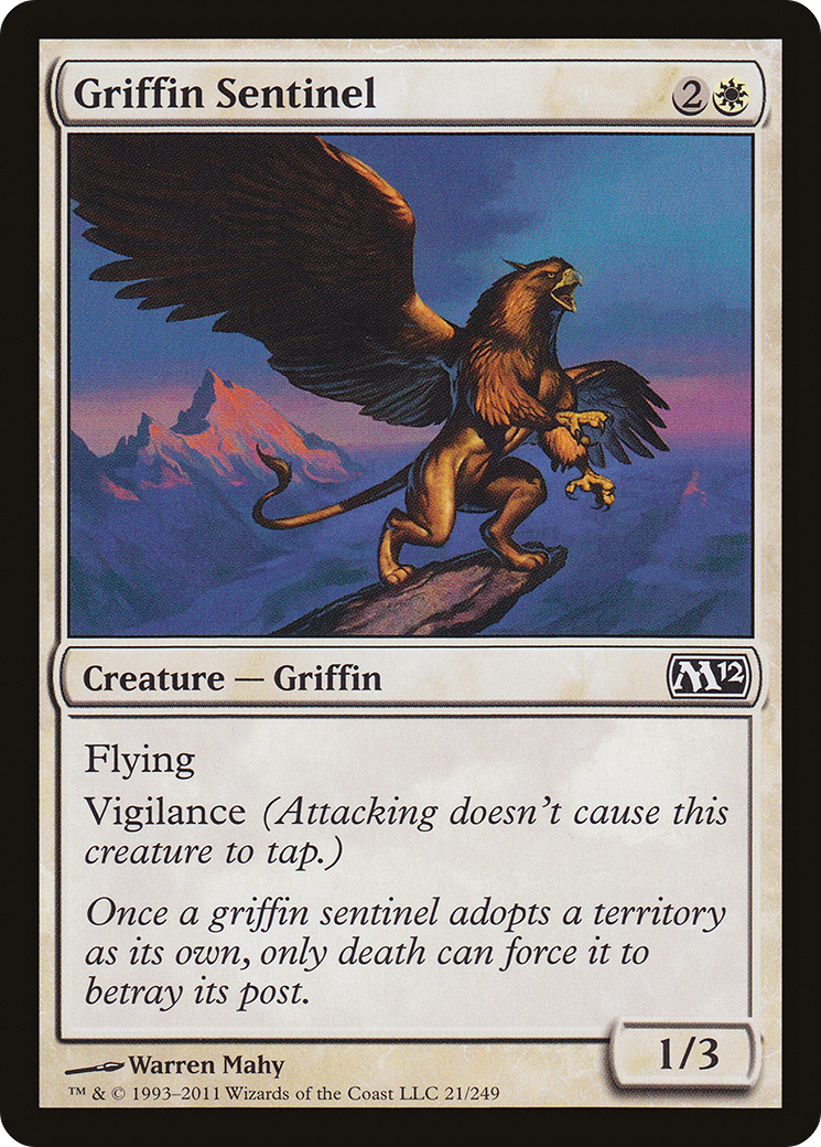 Sentinelle du Griffon (M12-021) - Magic 2012